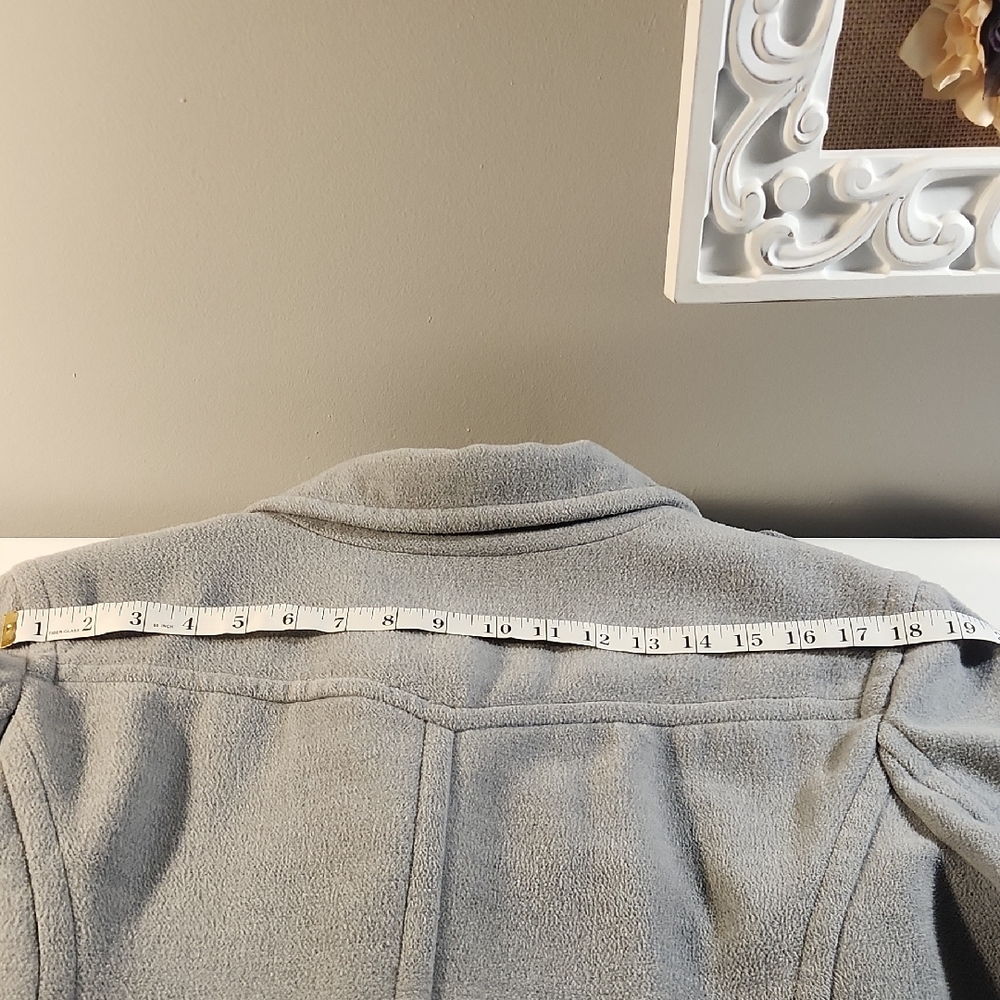 Style & Co Women’s Double‑Breasted Military Pea Coat – Light Gray‎ – Size XL - Picture 10 of 10